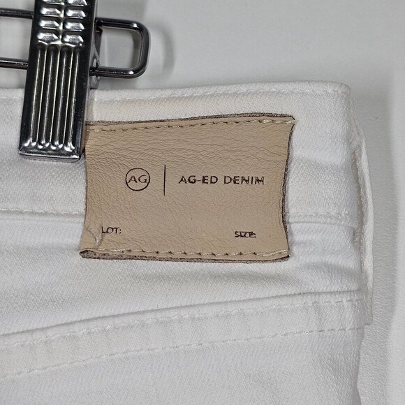 Adriano Goldschmied Hailey Cut Off Ex Boyfriend 3" Inseam Shorts Denim White 30R - Picture 4 of 15
